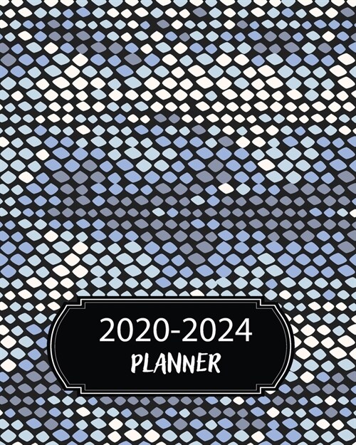 2020-2024 Planner: 5 Year Monthly Weekly Planner Calendar Schedule Organizer 60 Months With Holidays and Inspirational Quotes ( Blue Snak (Paperback)