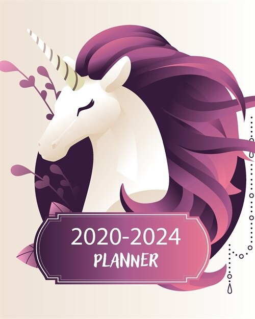 2020-2024 Planner: 5 Year Monthly Weekly Planner Calendar Schedule Organizer 60 Months With Holidays and Inspirational Quotes ( Lovely Un (Paperback)