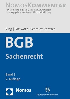 Burgerliches Gesetzbuch: Sachenrecht: Band 3 (Hardcover, 5)