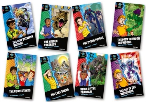 Project X Alien Adventures: Dark Blue Book Band, Oxford Levels 15-16: Dark Blue Book Band, Mixed Pack of 8 (Paperback)