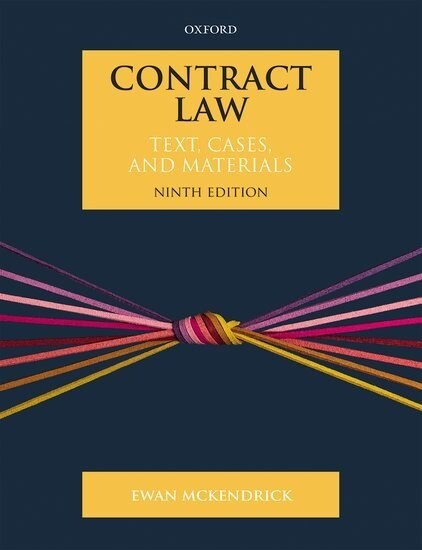 Contract Law : Text, Cases, and Materials (Paperback, 9 Revised edition)