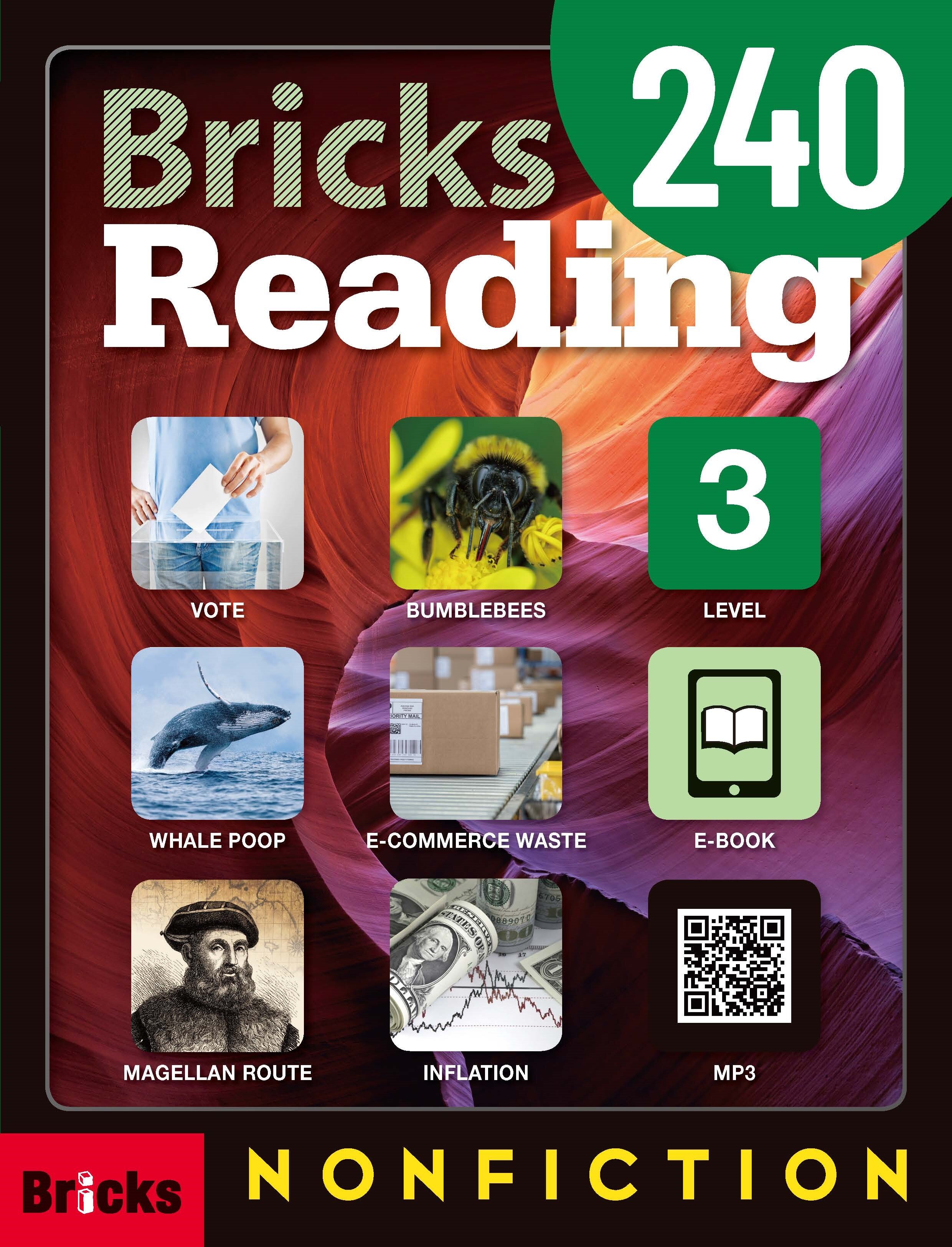 [중고] Bricks Reading 240 Nonfiction Level 3 (Student Book + Workbook + eBook)