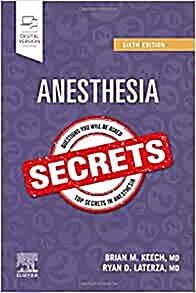 Anesthesia Secrets (Paperback, 6)