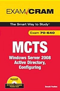 MCTS 70-640: Windows Server 2008 Active Directory, Configuring [With CDROM] (Paperback)