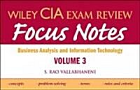 Wiley CIA Exam Review Focus Notes (Paperback, Spiral, New)
