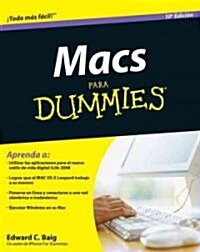 Macs Para Dummies (Paperback, 10)