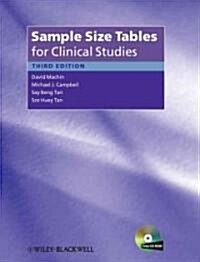 Sample Size Tables for Clinical Studies (Hardcover, 3rd Edition)