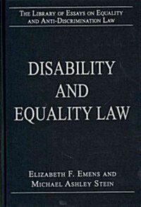 Disability and Equality Law (Hardcover)