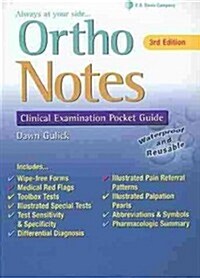 Ortho Notes: Clinical Examination Pocket Guide (Spiral, 3, Revised)