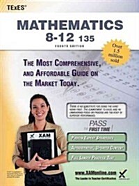 Texes Mathematics 8-12 135 Teacher Certification Study Guide Test Prep (Paperback, 4, Fourth Edition)