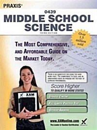 Praxis Middle School Science 0439 Teacher Certification Study Guide Test Prep (Paperback, 3, Third Edition)