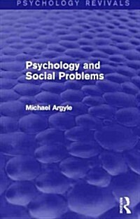 Psychology and Social Problems (Psychology Revivals) (Hardcover)