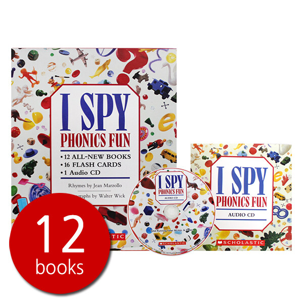 [중고] I Spy Phonics Fun 아이스파이 파닉스 펀 세트 (Paperback 12권 + CD + 플래시 카드, 세이펜 호환)