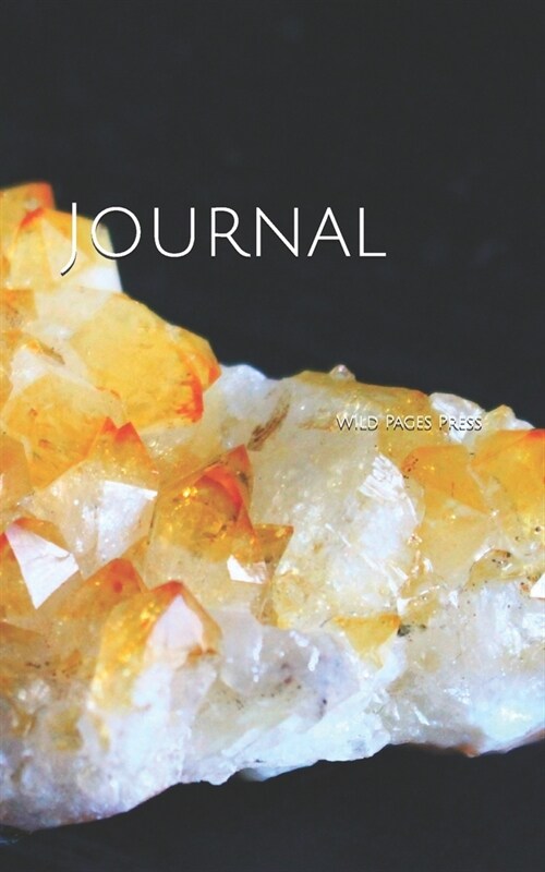 Journal: Citrine Crystal Stone Quartz Gem Mineral Gemstone (Paperback)