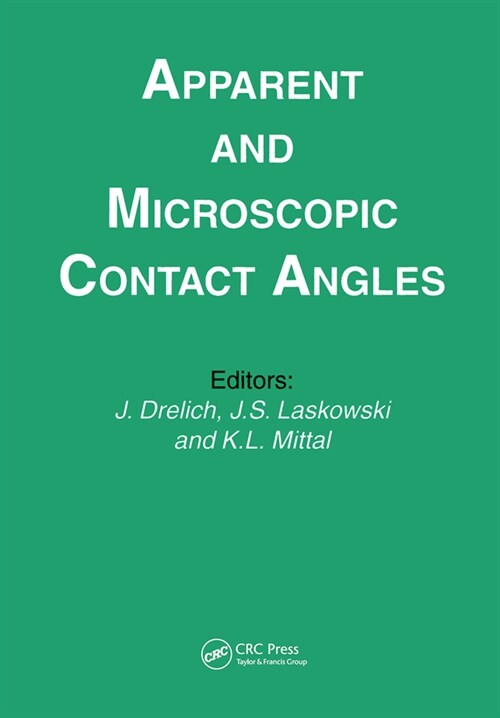 Apparent and Microscopic Contact Angles (Paperback, 1)