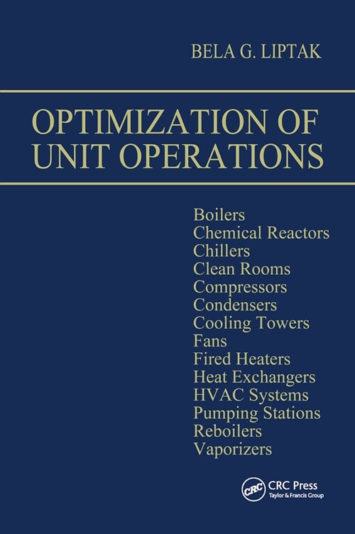 Optimization of Unit Operations (Paperback, 1)