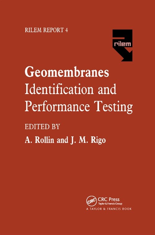 Geomembranes - Identification and Performance Testing (Paperback, 1)