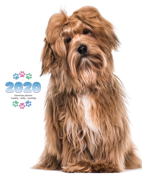 2020 Havanese Planner - Weekly - Daily - Monthly (Paperback)