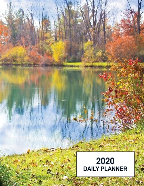 Low Vision 2020 Daily Planner: Large Print Daily Calendar for Visually Impaired with Bold Lines on White Paper (Paperback)
