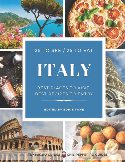 25 to see / 25 to eat - Italy (Paperback)