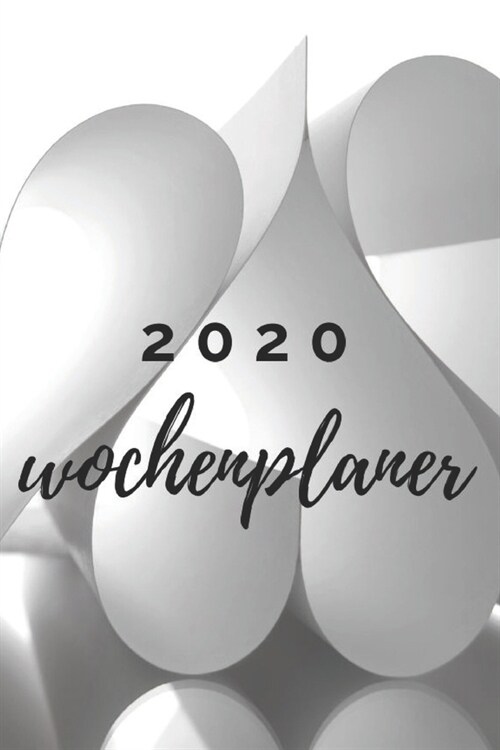 Wochenplaner 2020: Modernes Cover Design Herzen, Jahr 2020, Wochenansicht auf 2 Seiten, Gr秤e 15,24 cm x 22,86 cm (Paperback)