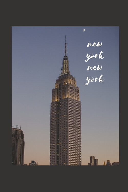New York New York: Blank Wide Ruled Journal - Perfect Gift for Travelers - Excellent Stocking Stuffer (Paperback)
