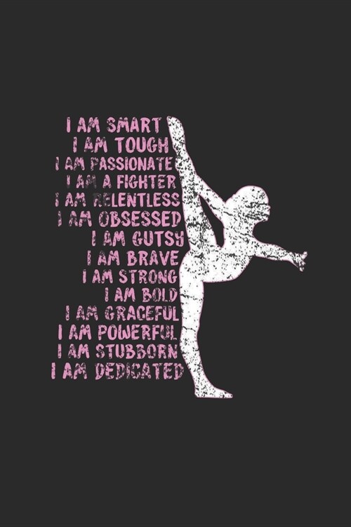 I Am Smart: Gymnastics Notebook, Graph Paper (6 x 9 - 120 pages) Sports Themed Notebook for Daily Journal, Diary, and Gift (Paperback)