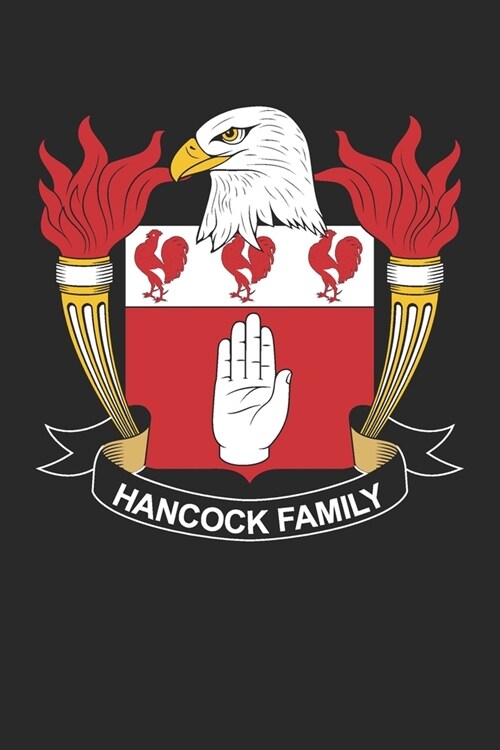 Hancock: Hancock Coat of Arms and Family Crest Notebook Journal (6 x 9 - 100 pages) (Paperback)