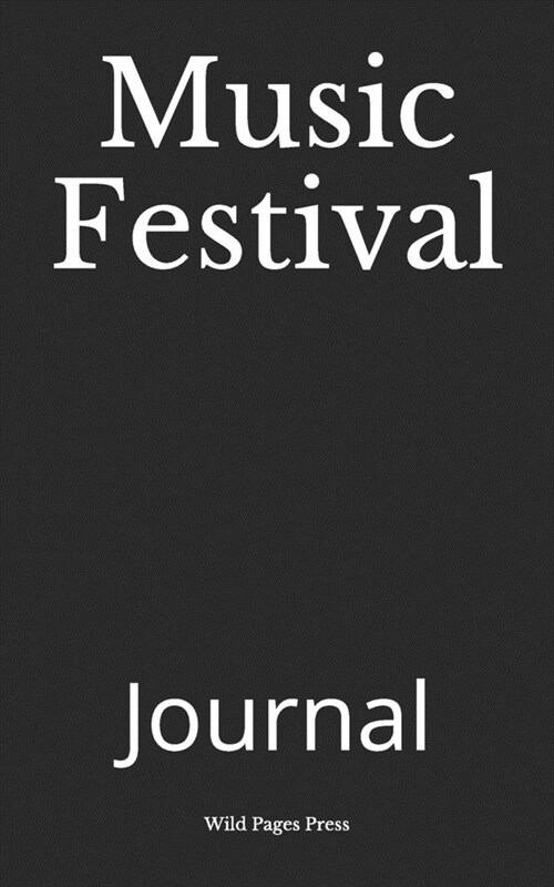 Music Festival: Journal (Paperback)