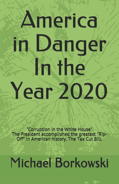 America in Danger In the Year 2020: Corruption in the White House. The President accomplished the greatest Rip-Off in American history. The Tax Cut (Paperback)