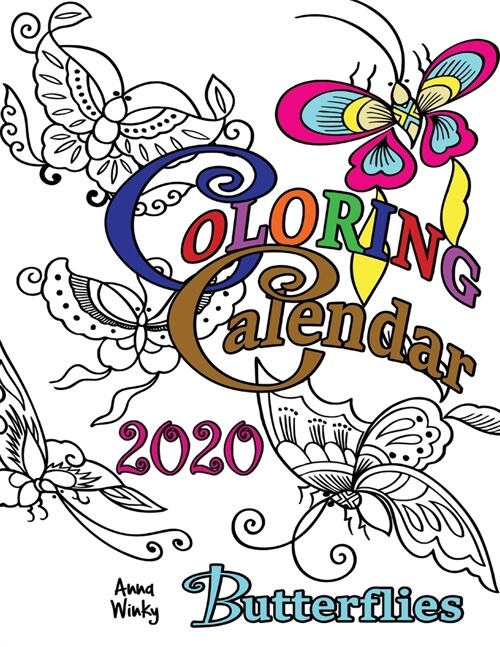 Coloring Calendar 2020 Butterflies (Paperback)