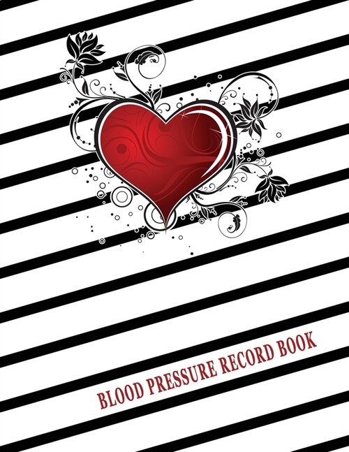 Blood Pressure Record Book: Low Vision Notebook with Large Print and Bold Lines for Low Visual Acuity (Paperback)