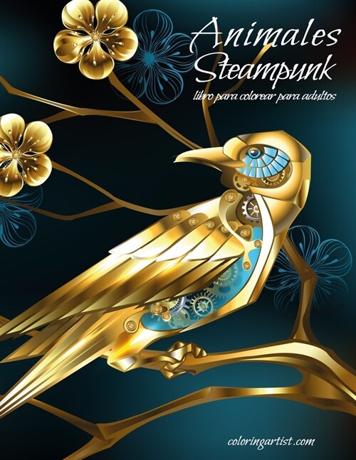 Animales Steampunk libro para colorear para adultos (Paperback)