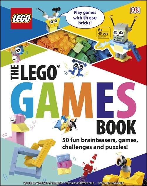 The LEGO Games Book : 50 fun brainteasers, games, challenges, and puzzles! (Hardcover)