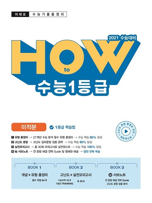 미래로 수능 기출 총정리 How to 수능 1등급 미적분 (2020년)