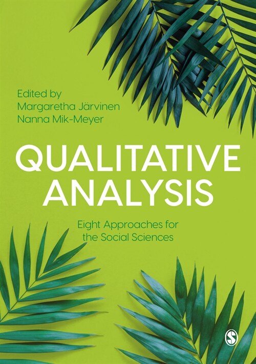 Qualitative Analysis : Eight Approaches for the Social Sciences (Hardcover)