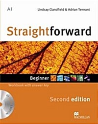 Straightforward 2nd Edition Beginner Workbook with key & CD (Package)