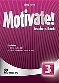 Motivate! Level 3 Teachers Book + Class Audio + Test Pack (Package)