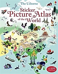 [중고] Sticker Picture Atlas of the World (Paperback)