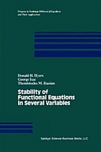 Stability of Functional Equations in Several Variables (Paperback, Softcover Repri)
