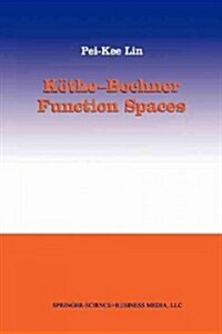 K?he-Bochner Function Spaces (Paperback, Softcover Repri)