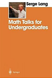 Math Talks for Undergraduates (Paperback, Softcover Repri)
