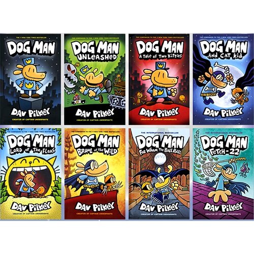 [중고] [세트] Dog Man #1~8 세트 (Hardcover 8권)