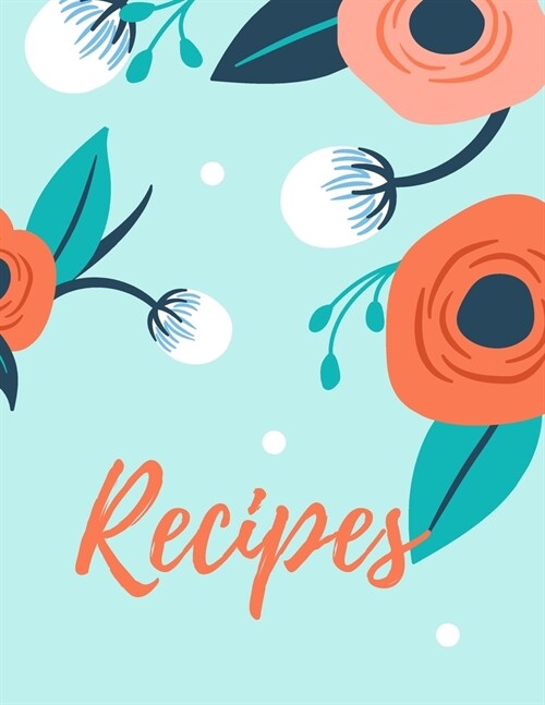 Recipes: Blank Cookbook To Write In All your Christmas Recipes (Paperback)