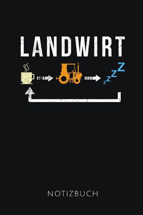 Landwirt Notizbuch: Tolles Geschenk f? Landwirte I Notizbuch, 120 karierte Seiten I Format 6x9 Zoll, DIN A5 I Soft Cover matt I (Paperback)