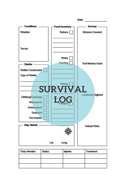 Survival Log: Your Caregiver Note Journal (Paperback)