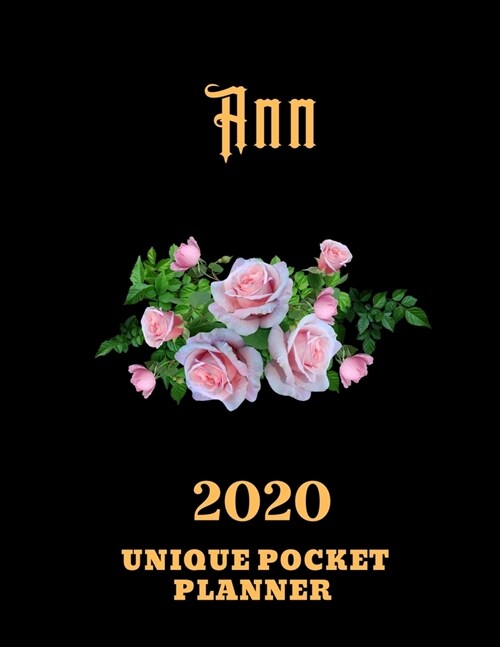 2020 Unique Pocket Planner: Ann... This Beautiful Planner is For You - Pursue Your Dreams & Goals / Personalized Name Journal for Women & Teen Gir (Paperback)