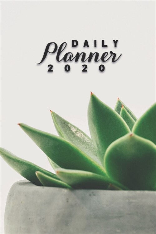 Daily Planner 2020: Green Nature 52 Weeks 365 Day Daily Planner for Year 2020 6x9 Everyday Organizer Monday to Sunday Life Plan Academic S (Paperback)