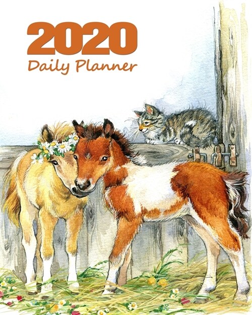 2020 Daily Planner: Large 8x 10 Daily and Monthly Agenda Planner and Organizer - 1-Page-a-Day to Plan, Organize and Be Productive V24 (Paperback)