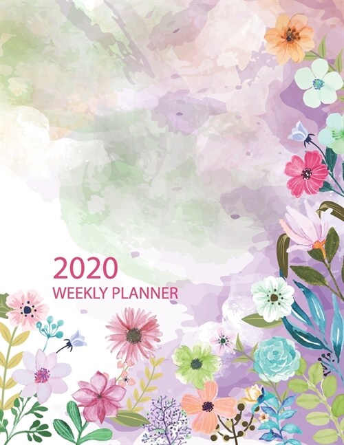 2020 Weekly Planner: Academic Weekly & Monthly Pocket Calendar Schedule Organizer, 8.5 x 11, 50 Pages (Paperback)